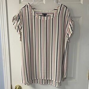 Ann Taylor Multicolor Striped Blouse